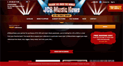 Desktop Screenshot of jcrmusicnews.com