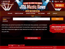 Tablet Screenshot of jcrmusicnews.com